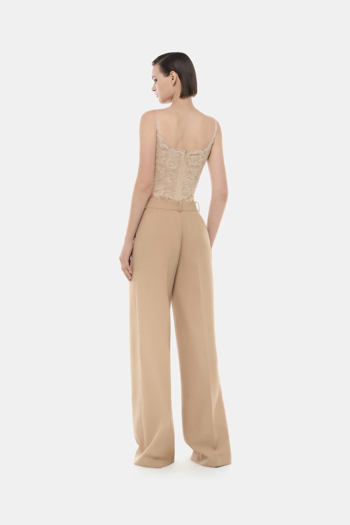Brown Straight Leg Pants