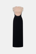 Black Lace Flower Pencil Dress