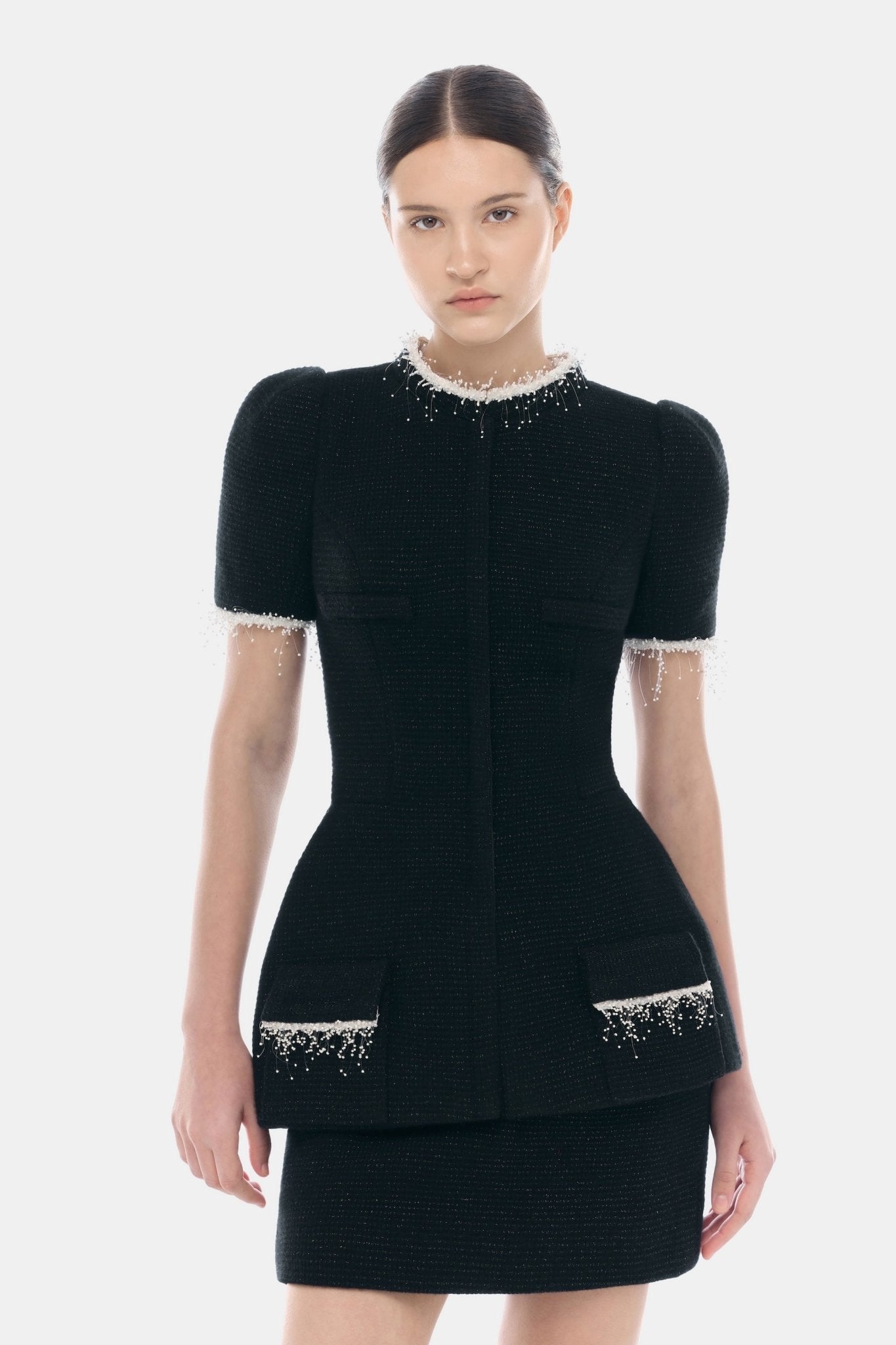 Black Tweed Skirt