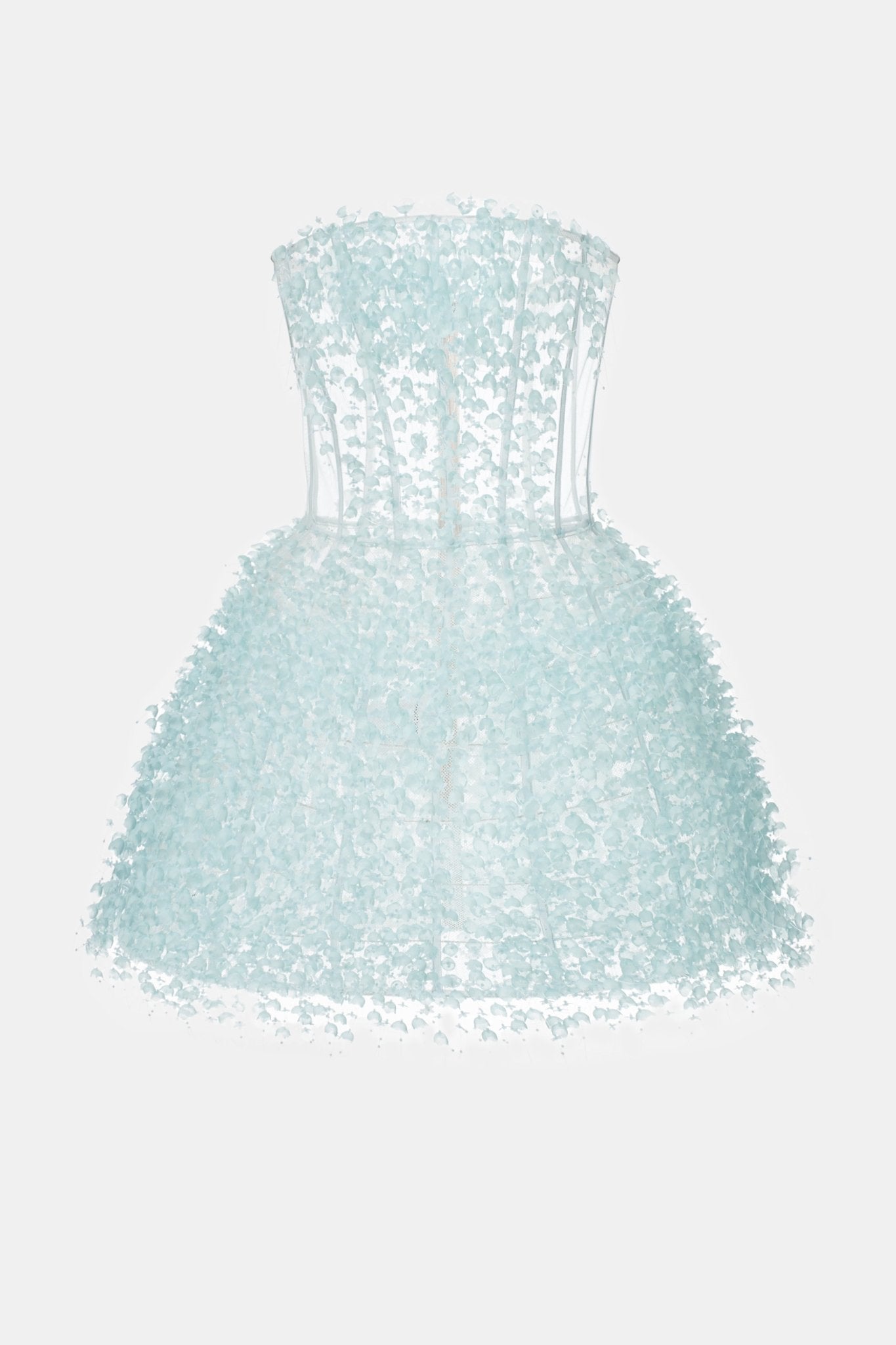 Blue Flowers Mini Dress