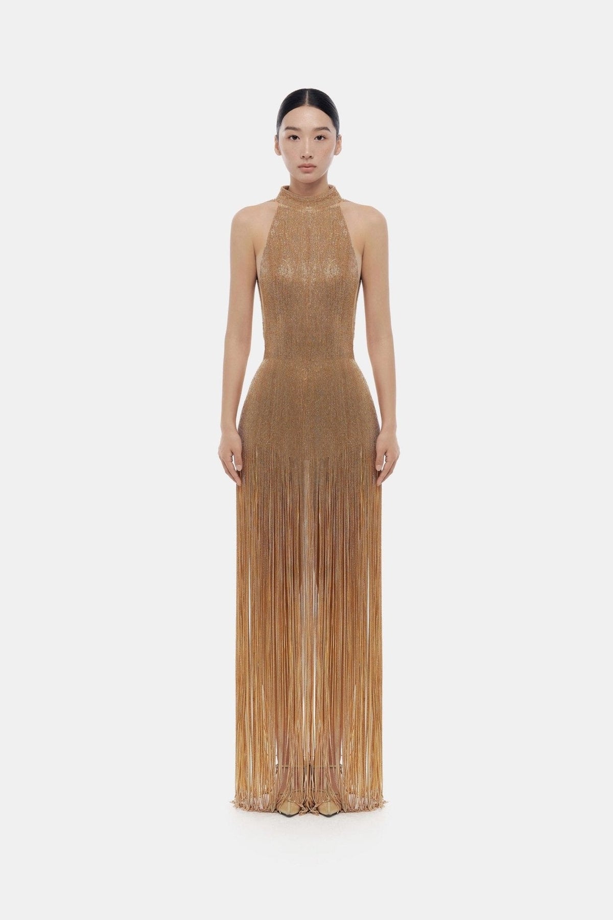 Champagne Crystalized Dress