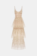 Pastel Tiered Maxi Dress