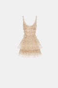 Pastel Tiered Mini Dress