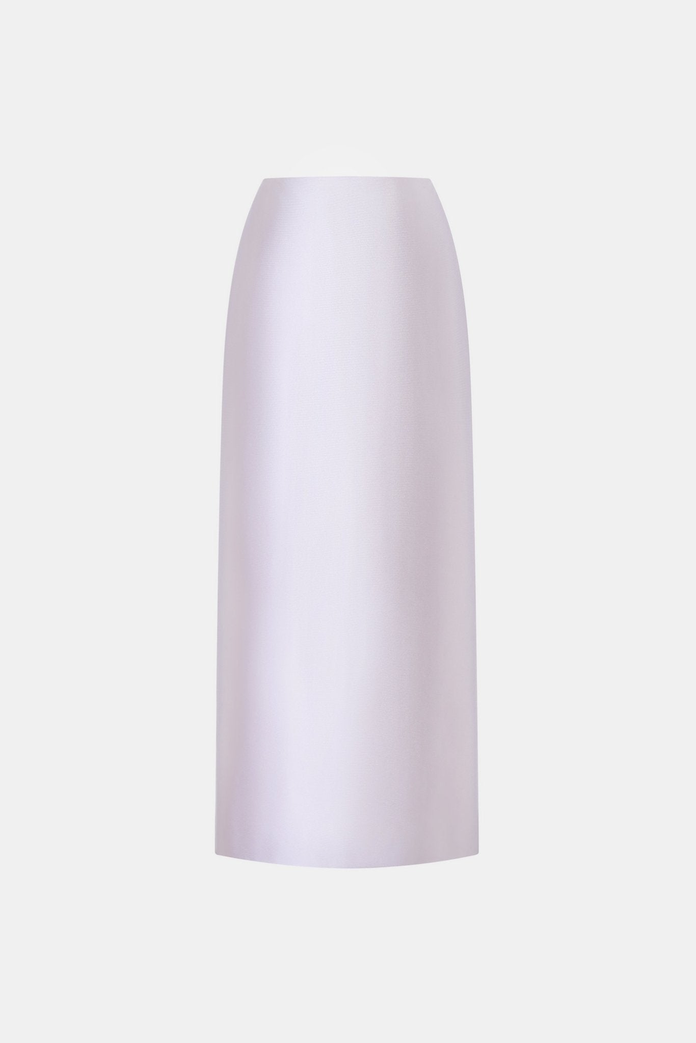 Violet Satin Midi Skirt