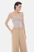 Violet Sheer Lace Top