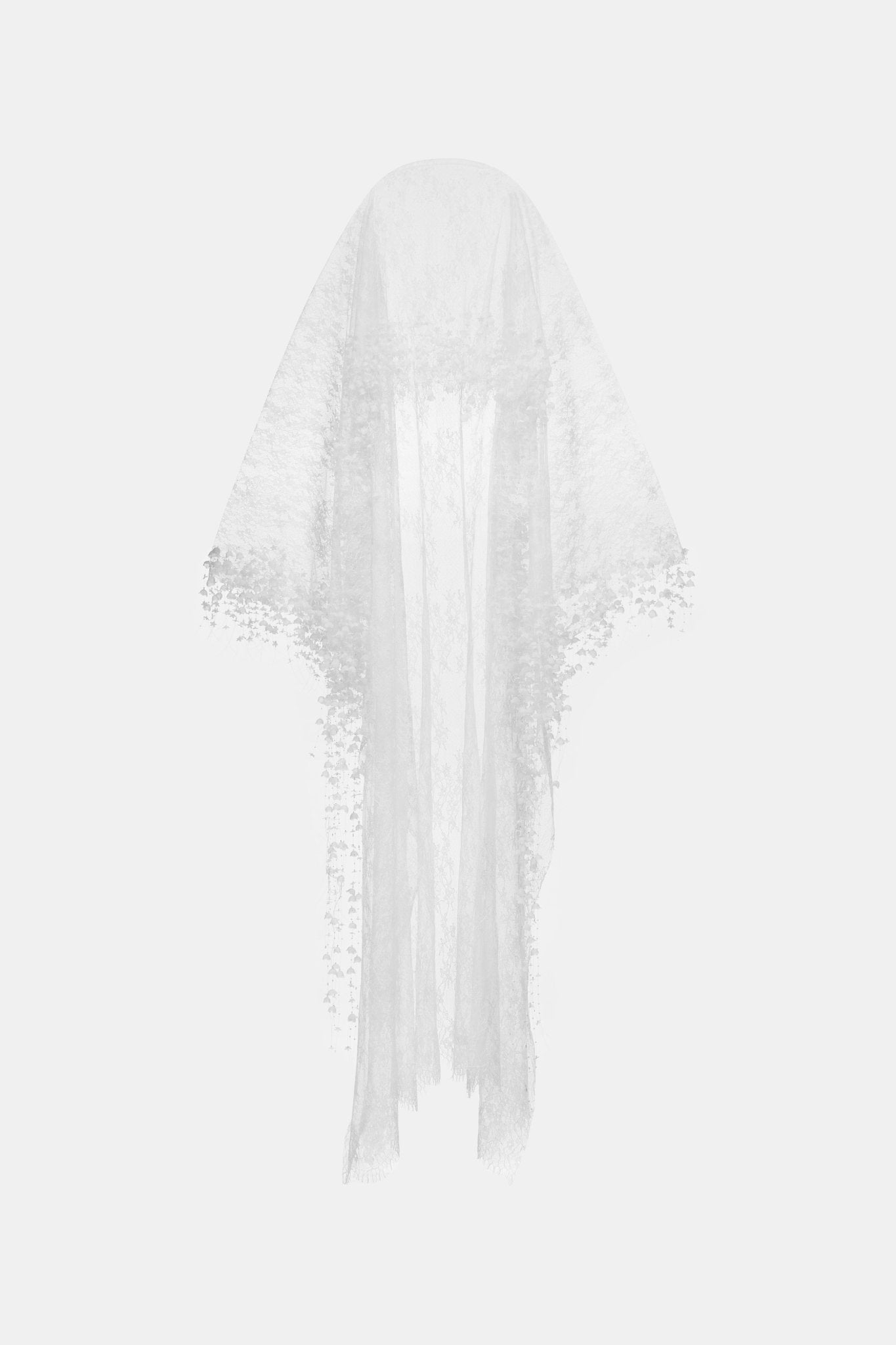 White Flowers Headscarf